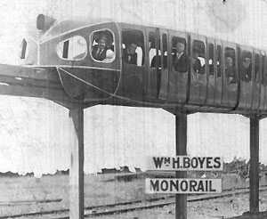 William H. Boyes monorail prototype, from monorails.org