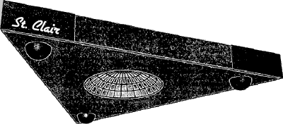 St. Clair Triangular Spacecraft, FIG. 1