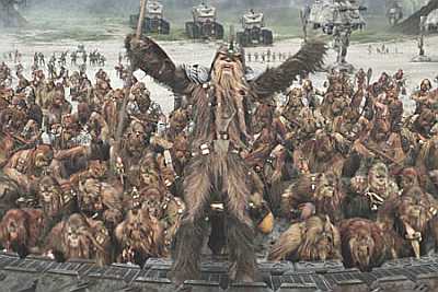 Wookiee Army copyright Lucusfilm